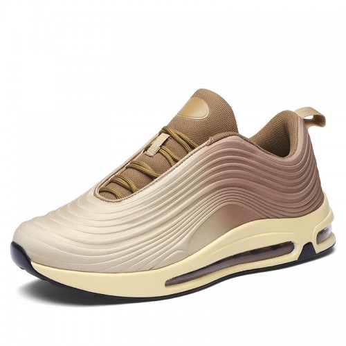 Men Ripple Pattern Breathable Fabric Comfy Air cushioned Sport Running Shoes Men Ripple Pattern Breathable Fabric Comfy Air cushioned Sport Running Shoes