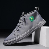 Men Waterproof Breathable High Top Umbrella Cloth Casual Sneakers