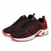 Men Sports Knitted Fabric Breathable Air-cushion Casual Running Shoes