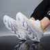 Men Breathable Mesh Lace-Up Casual Running Coconut Shoes Sneakers Dad Shoes