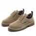 Men Synthetic Suede Comfy Round Toe Wearable Casual Tooling Sneakers