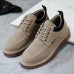 Men Synthetic Suede Comfy Round Toe Wearable Casual Tooling Sneakers