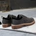 Men Synthetic Suede Comfy Round Toe Wearable Casual Tooling Sneakers