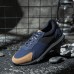 Men Colorblock Mesh Splicing Breathable Sports Casual Forrest Sneakers