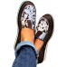 Women's Shoes - Cow Slip On Round Toe Flat Sneakers