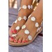 Sandals - White Casual Tropical Floral Flip Flop Sandals