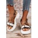 Sandals - Brown Two Tone Slingback Sport Sandals