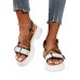 Sandals - Brown Two Tone Slingback Sport Sandals