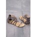 Sandals - Leopard Summer Cross-Tied Zipper Flat Sandals