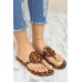 Sandals - Leopard Print Flip Flops Sandals