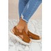 Sandals - Brown Suede Open Toe Wedge Sandals