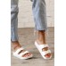 Sandals - White Girl Buckle Sandals