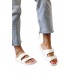 Sandals - White Girl Buckle Sandals