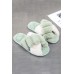 Slippers - Two Tone Fluffy Bedroom Slippers