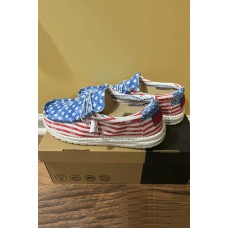 Multicolor Men's American Flag Casual Shoes