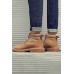 Men's Shoes - Khaki Vintage Lace-up Men's Ankle Boots