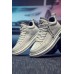 Men's Shoes - White Solid Color Lace-up Round Toe Men's Sports Shoes