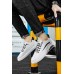 Men's Shoes - White Men's breathable trendy flat shoes