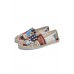 Men's Shoes - Multicolor Men's Flag Canvas Shoes