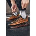 Men's Shoes - Orange Men's Lace up Sports Running Basketball Shoes